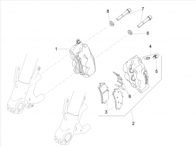 Δαγκάνα φρένου εμπρός